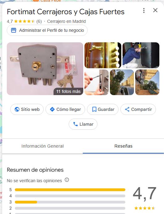 fortimat-resumen-opiniones-google-cerrajero-san-blas-28037-madrid fortimat-resumen-opiniones-google-cerrajero-san-blas-28037-madrid